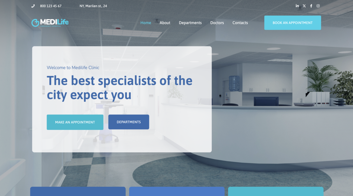 medical website